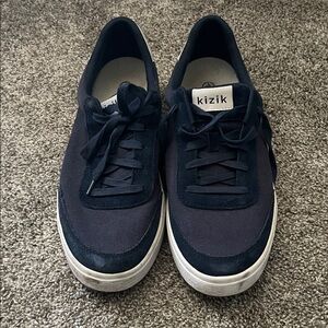 Men's Kizik Blue Canvas Sneakers Sz12